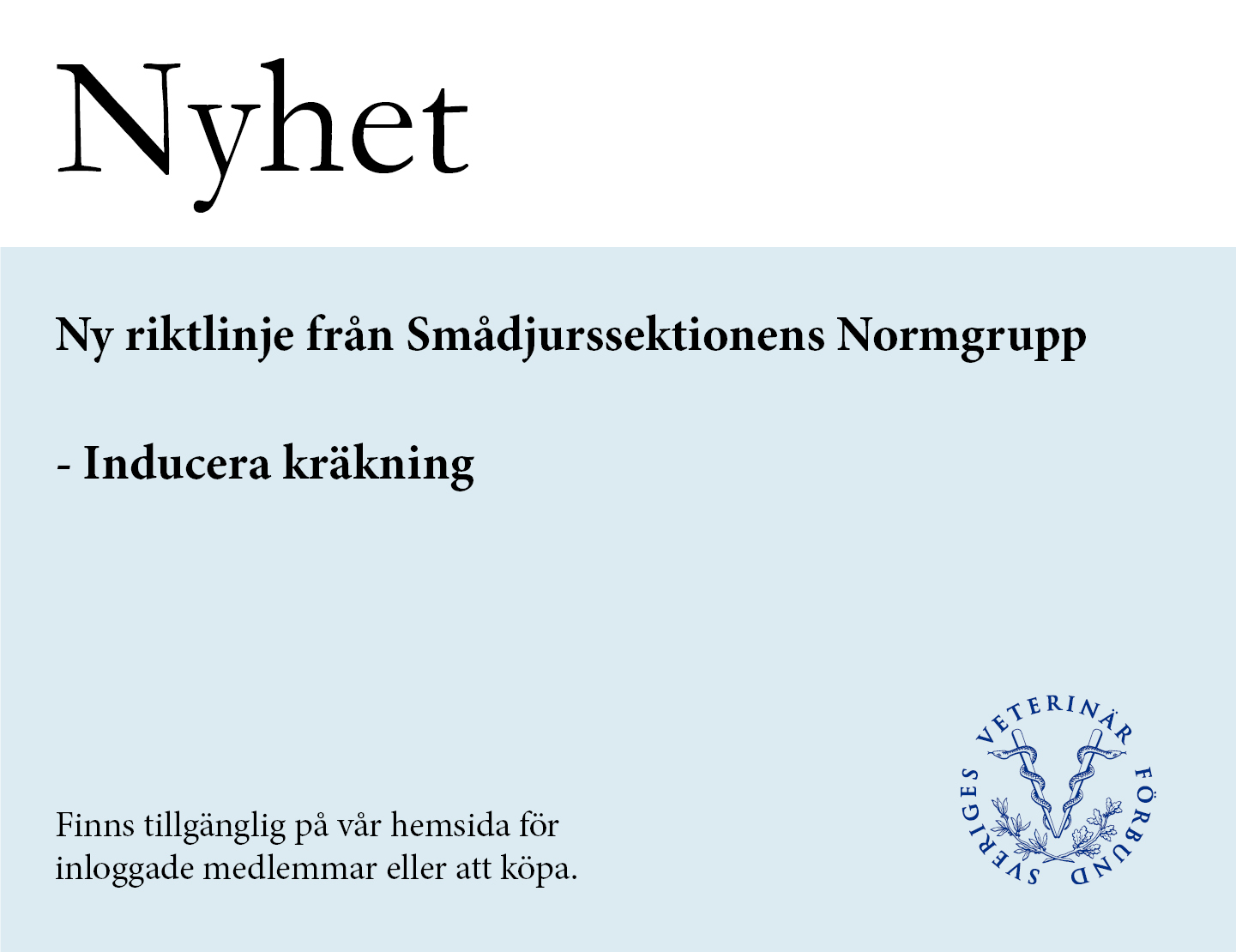 Nyhet - Ny riktlinje smådjur maj 2026.jpg